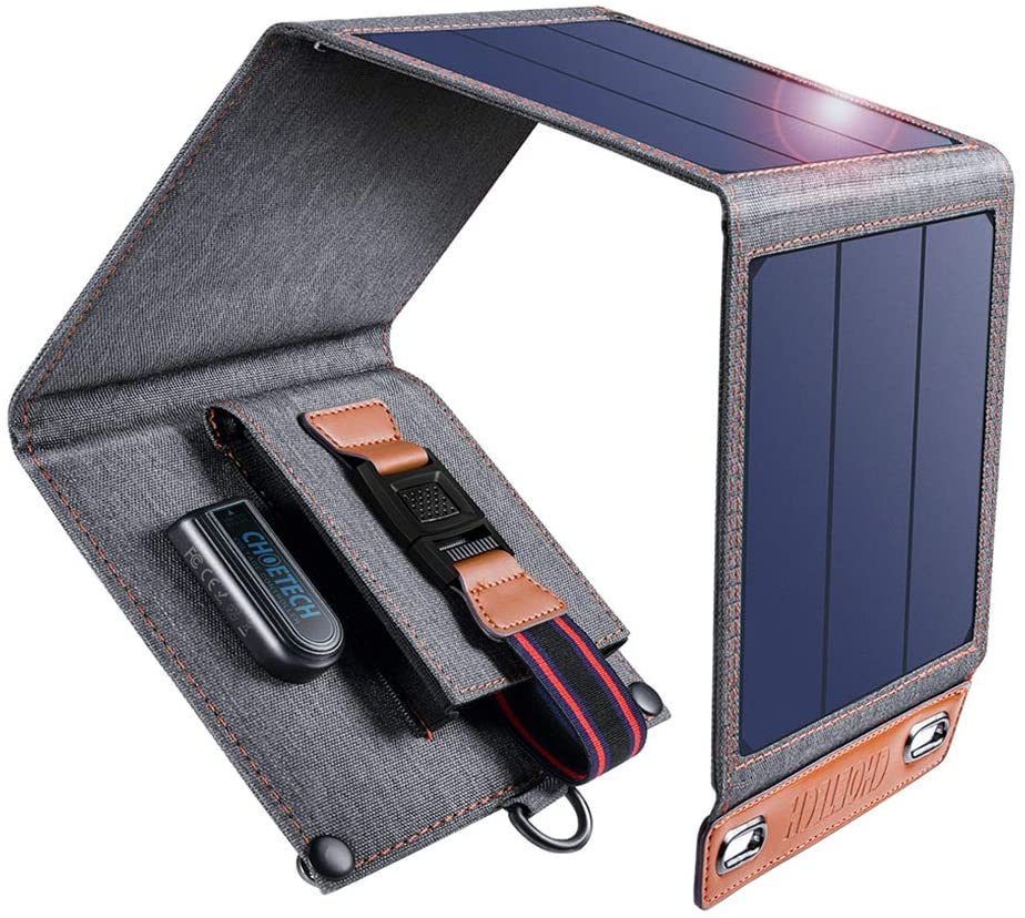 24% Conversione Energia Solare Caricatore Solare Portatile 60W Pannello Solare Monocristallino Impermeabile con DC TYPE-C PD18W QC3,0 per Telefono GoPro Tablet Campeggio e Viaggio