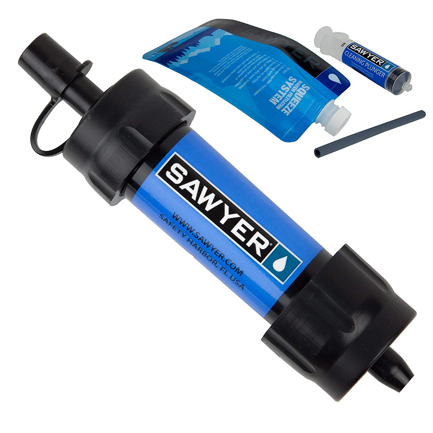 Sawyer Mini sistema di filtraggio acqua PointONE filter Outdoor & Trekking (SP128 Blu)
