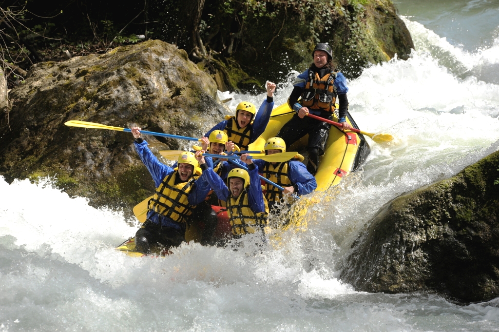 2) Rafting in Umbria: Cascate Marmore